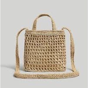 Madewell Small Transport Crossbody Straw Edition